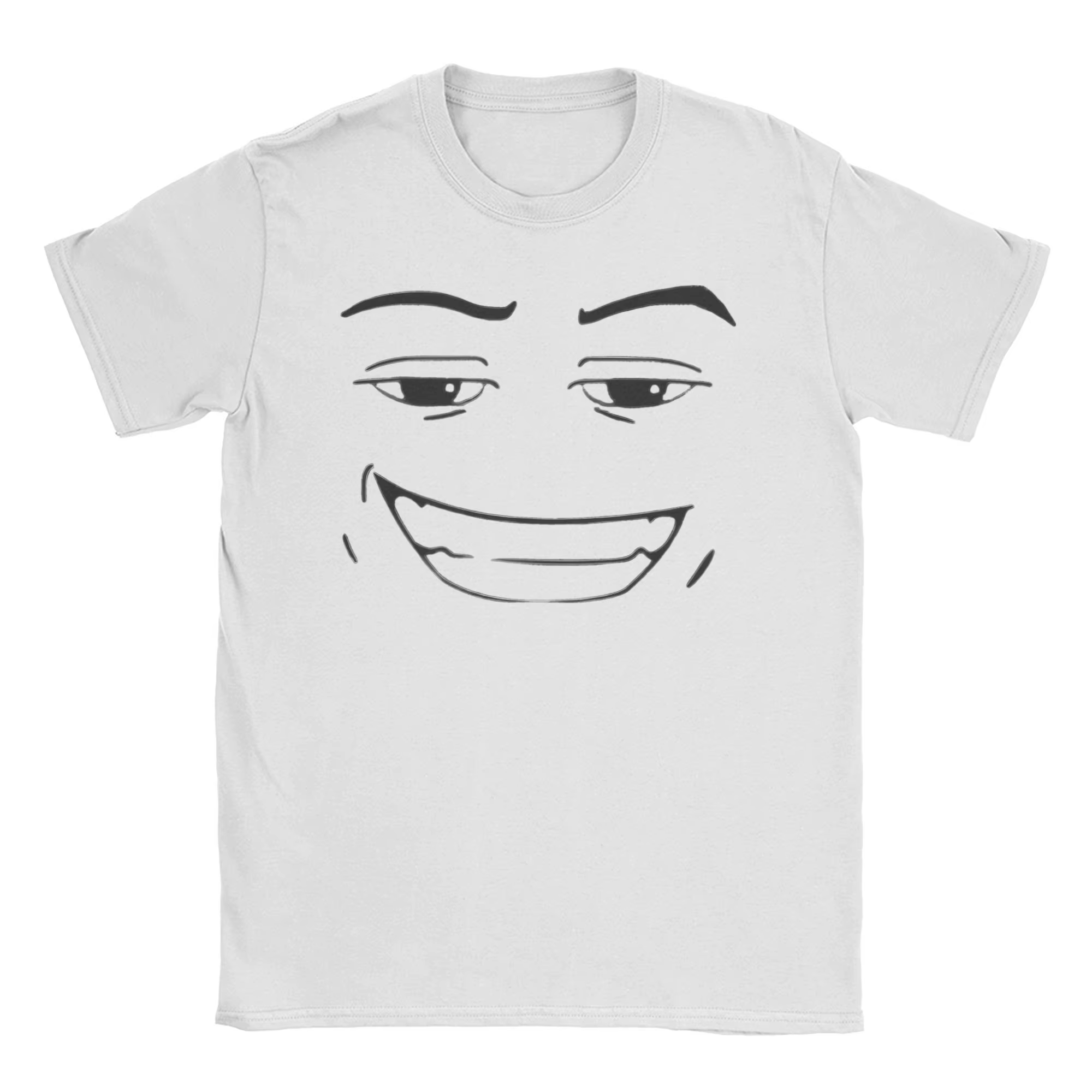 Happy Robot Face hommes femmes T-Shirts Robloxs