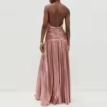 Robe longue de soirée sexy et luxueuse pour femme