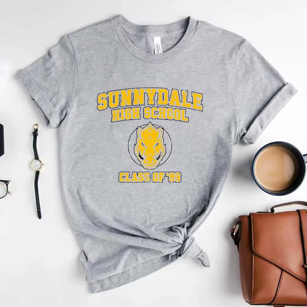 Sunnydale-T-shirt à manches courtes unisexe