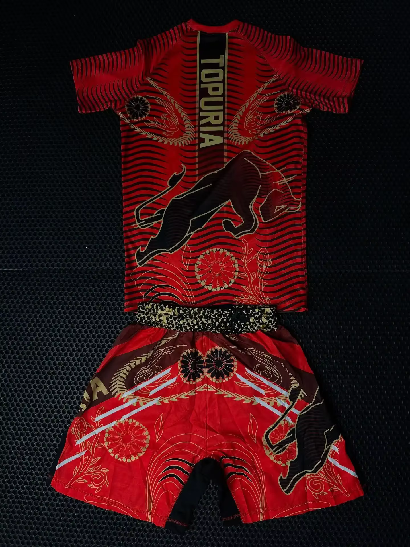 Ensemble de t-shirts de combat UFC pour hommes