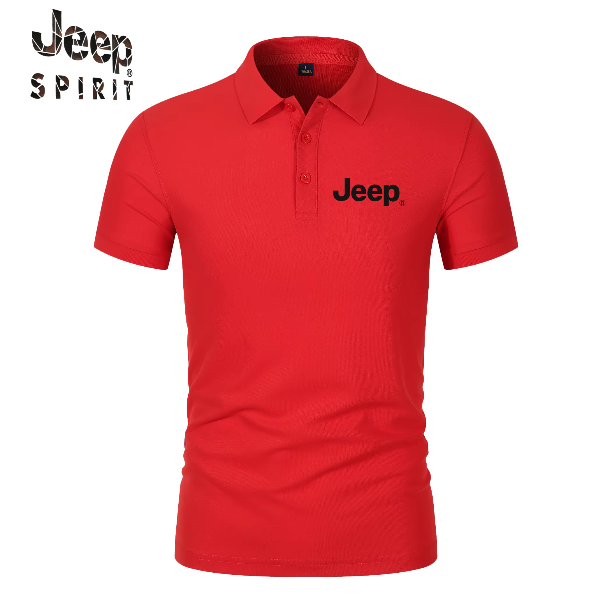 Polo d'été Jeep - T-shirt décontracté à manches courtes respirant pour le golf et le sport - Mode streetwear
