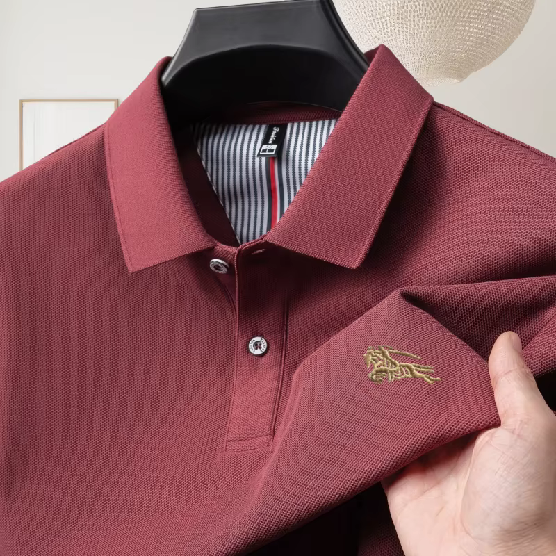 Polo pour homme, en pur coton