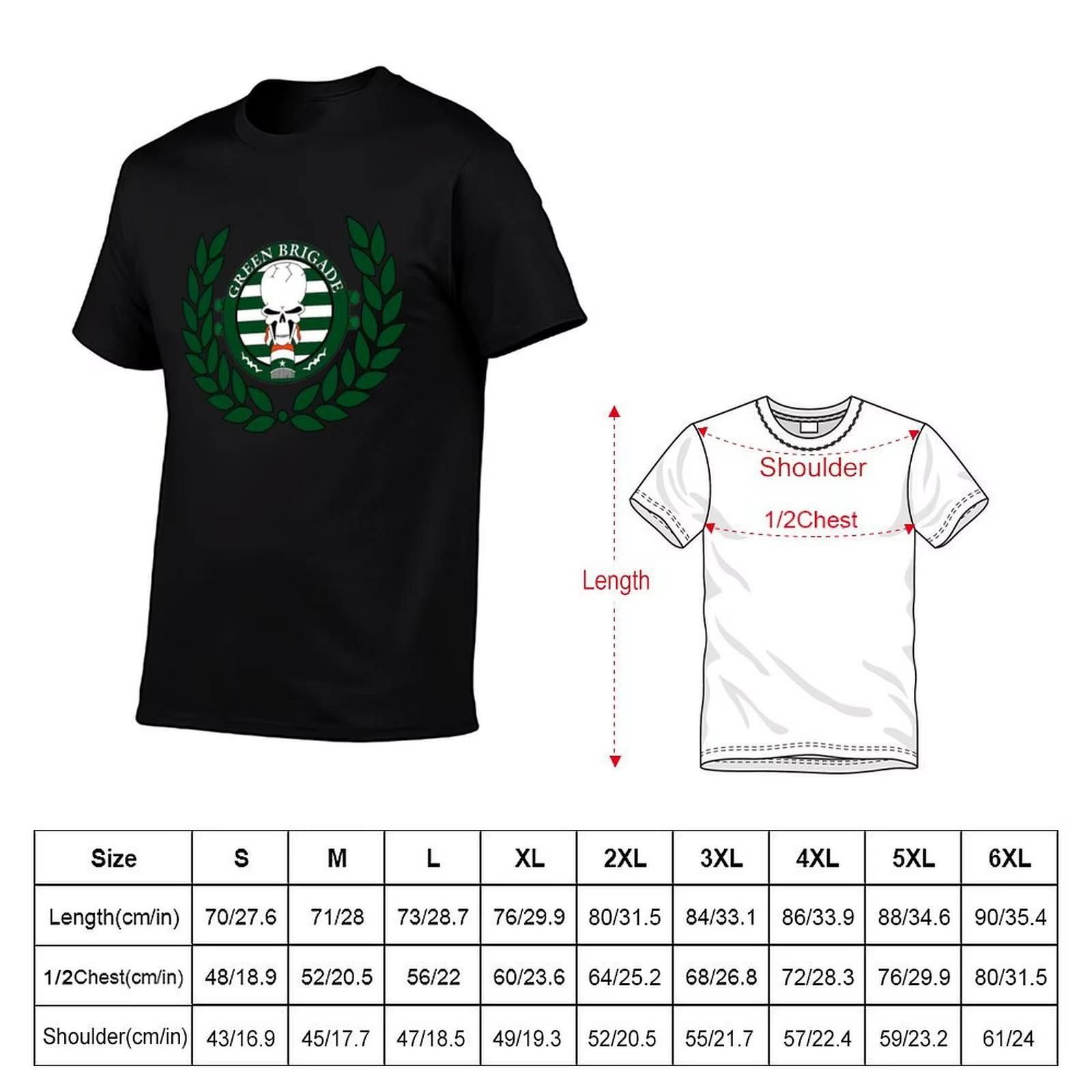 Green Brigade Celtic T-Shirt homme