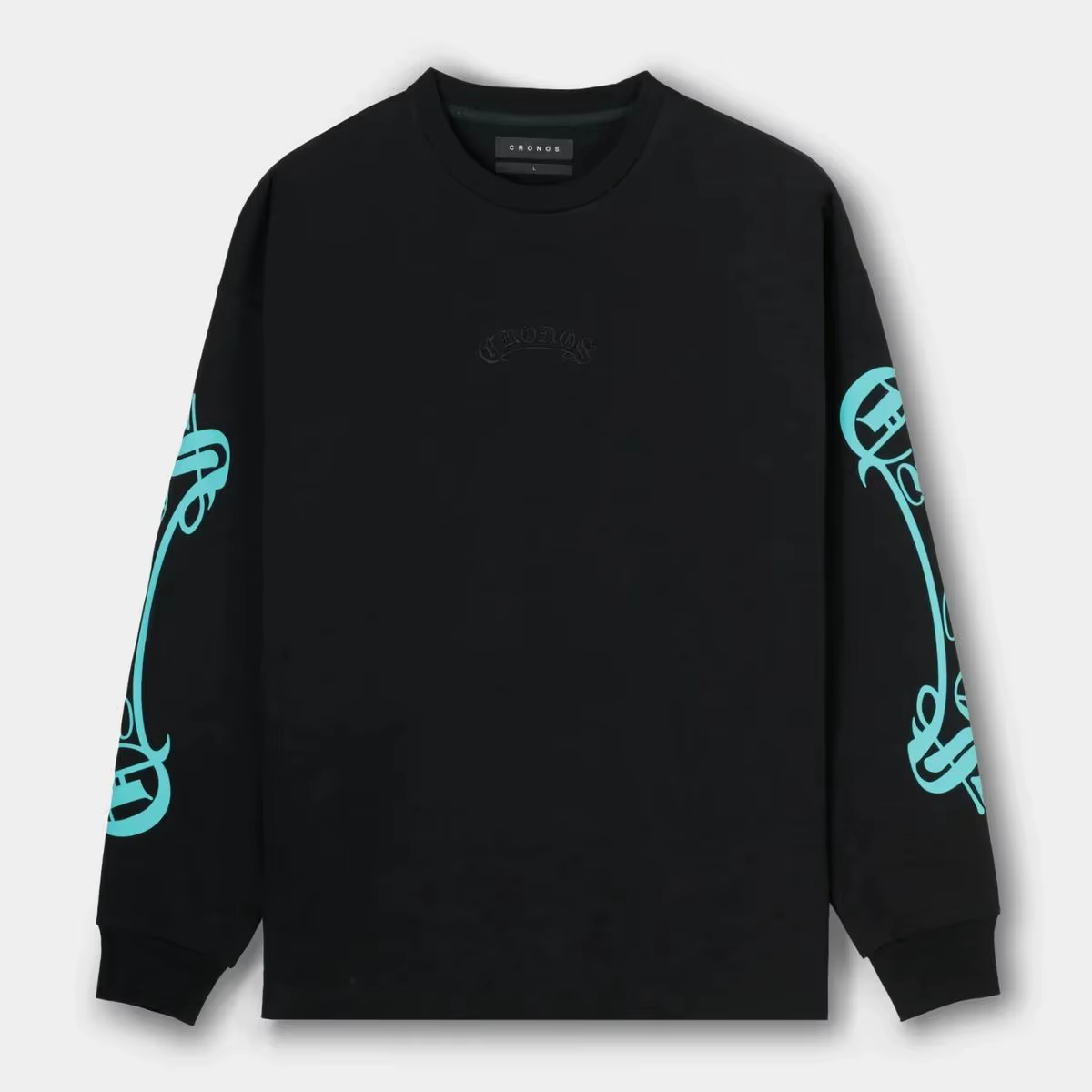 T-shirt à manches longues surdimensionné pour homme