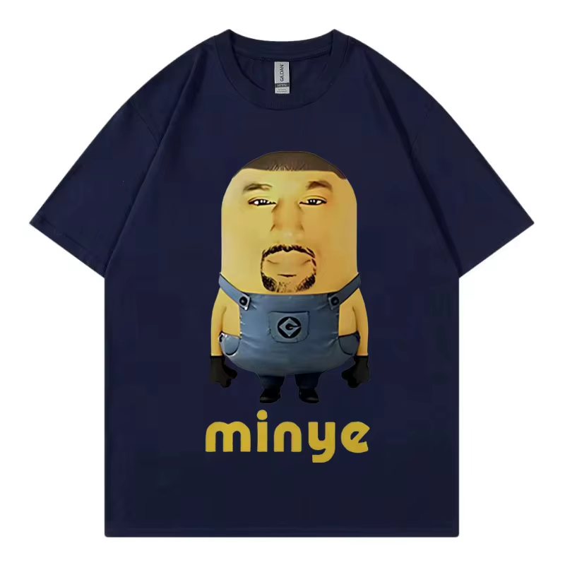 Minye Funny Meme Graphic T-shirts Fashion Hip Hop Clothing T-shirt Hommes et Femmes