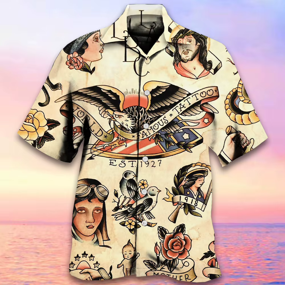 Chemise rétro pour hommes