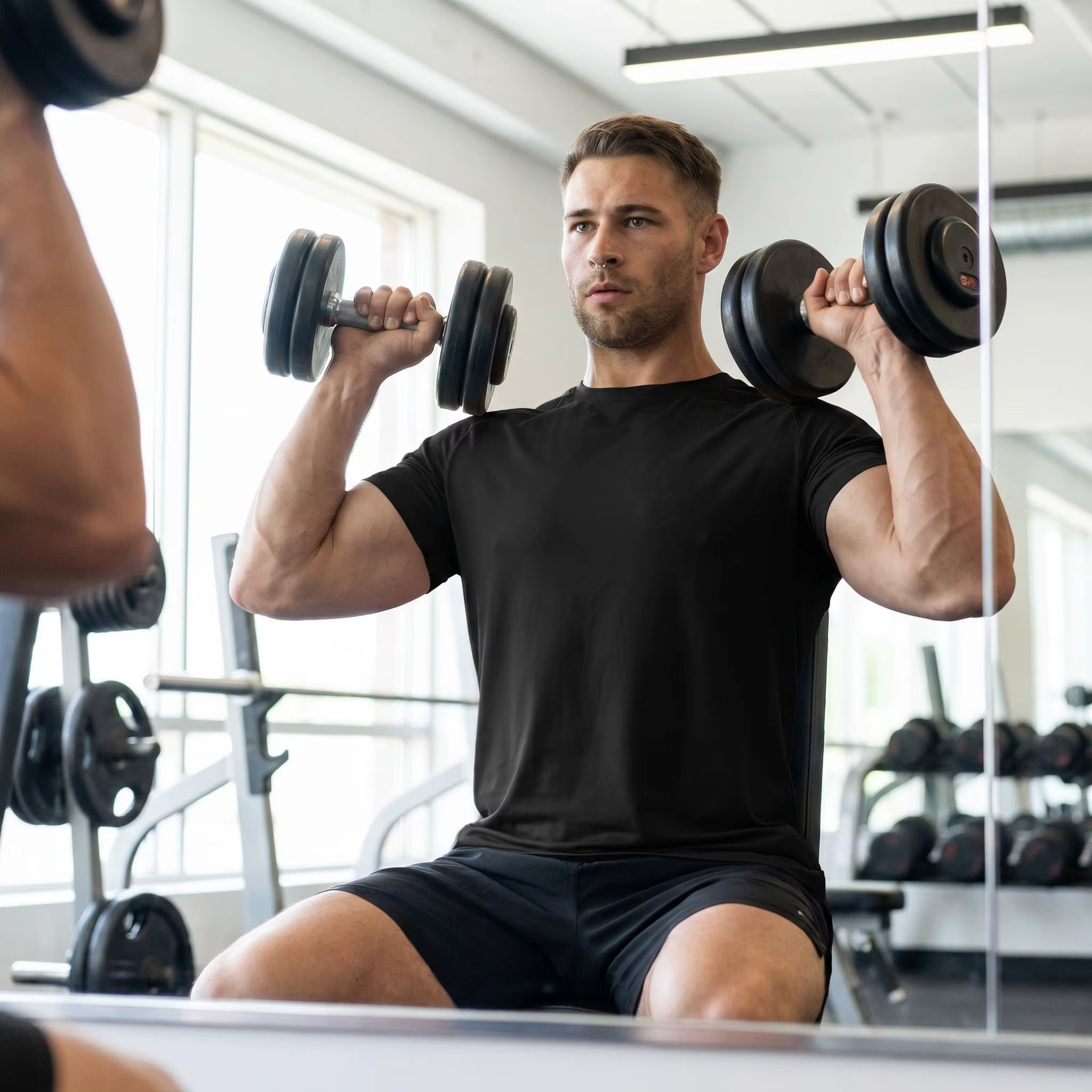 T-shirt de fitness pour hommes