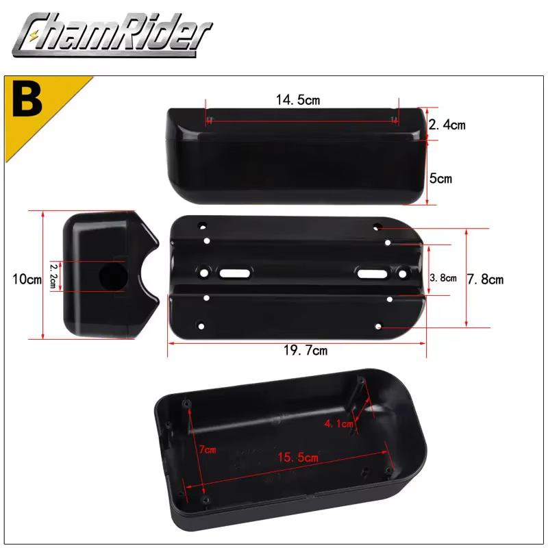 Boîtier de contrôleur de vélo électrique, boîtier de contrôleur de vélo électrique 250W petit 350W 500W grand 1000W Kit de Conversion de vélo électrique Extra Large