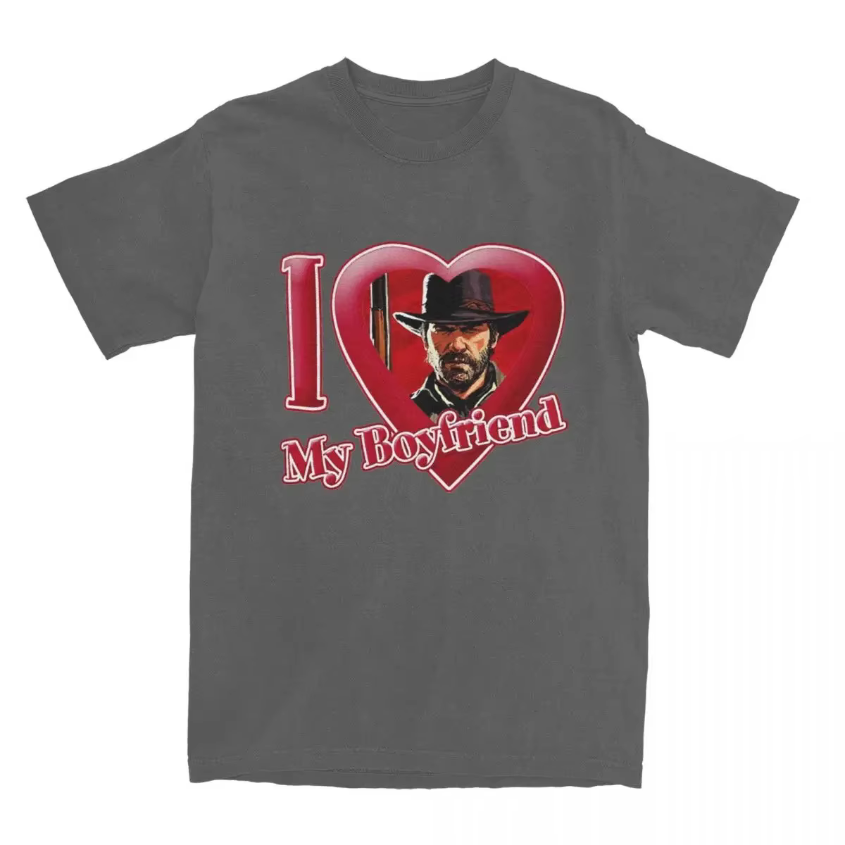 T-Shirt à Col Rond en Coton pour Homme