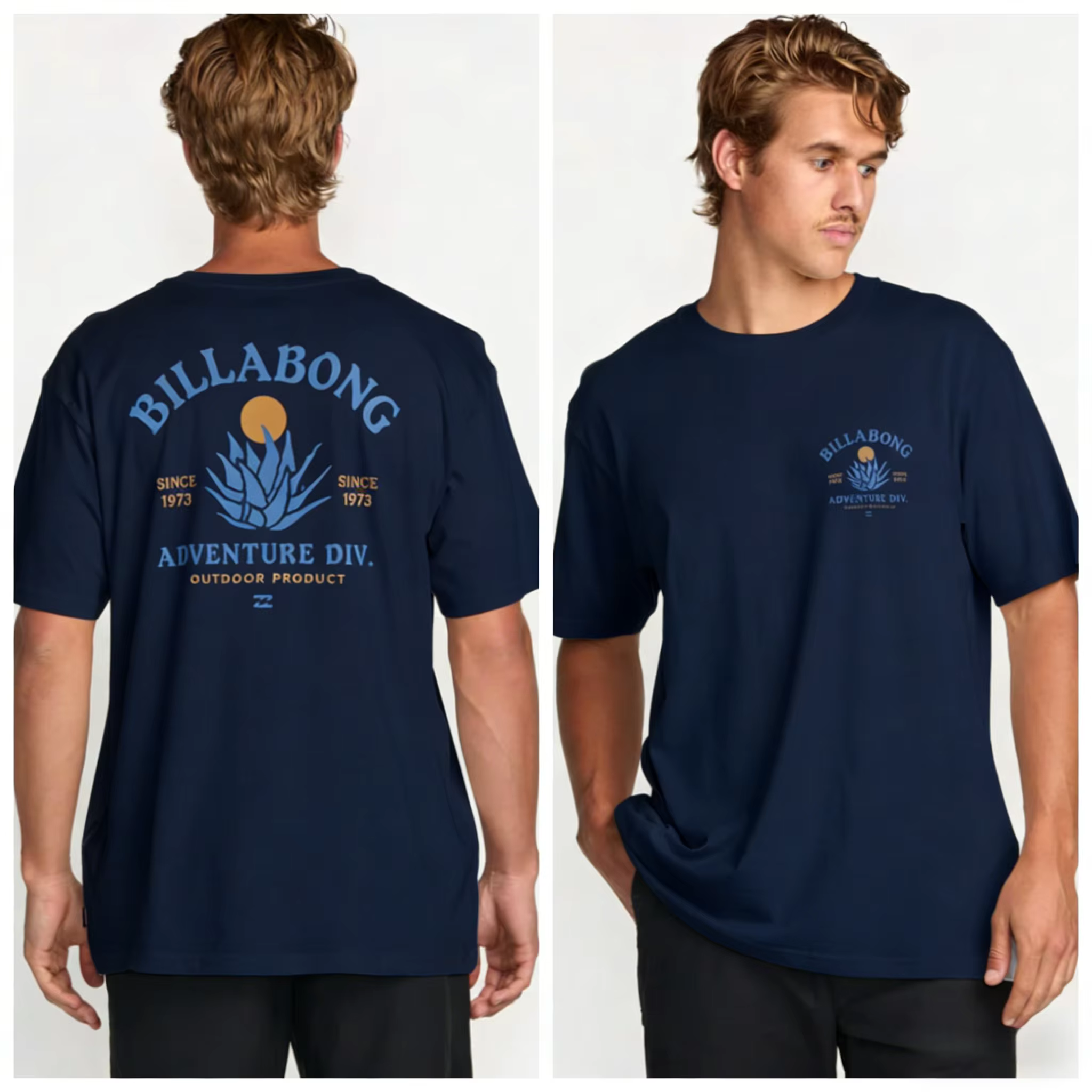 T-shirt en pur coton Billabong été 2026 pour homme