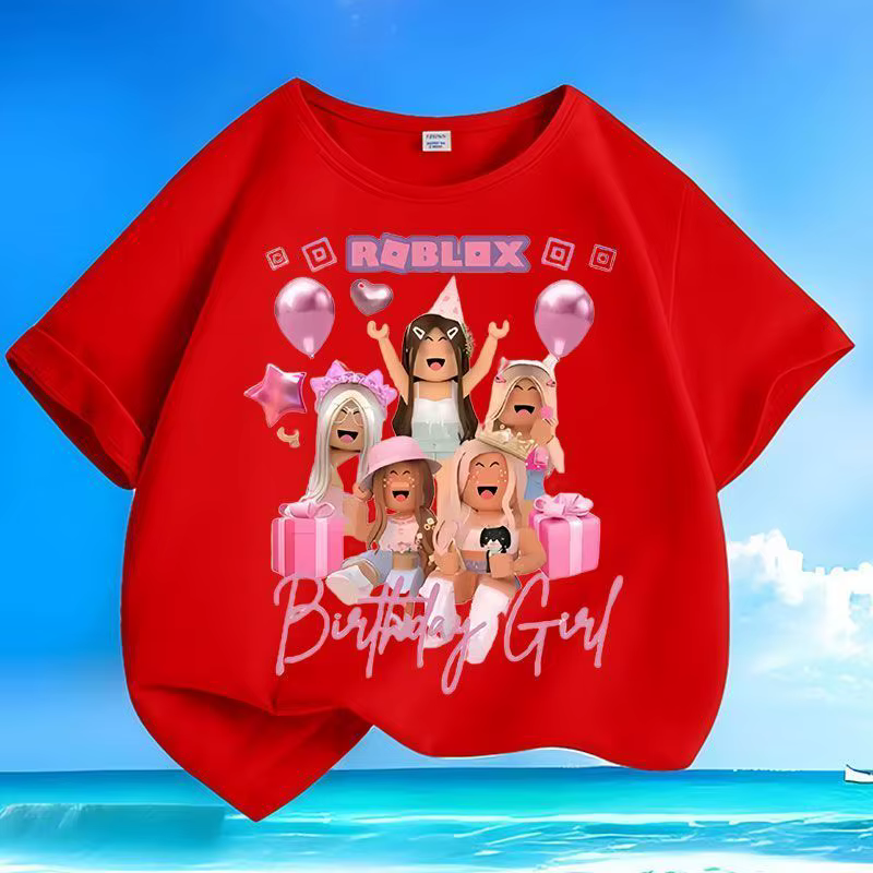 Roblox T-shirt à manches courtes pour garçons et filles