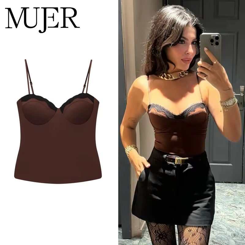MUJER dentelle haut Corset femme Sexy Camisole