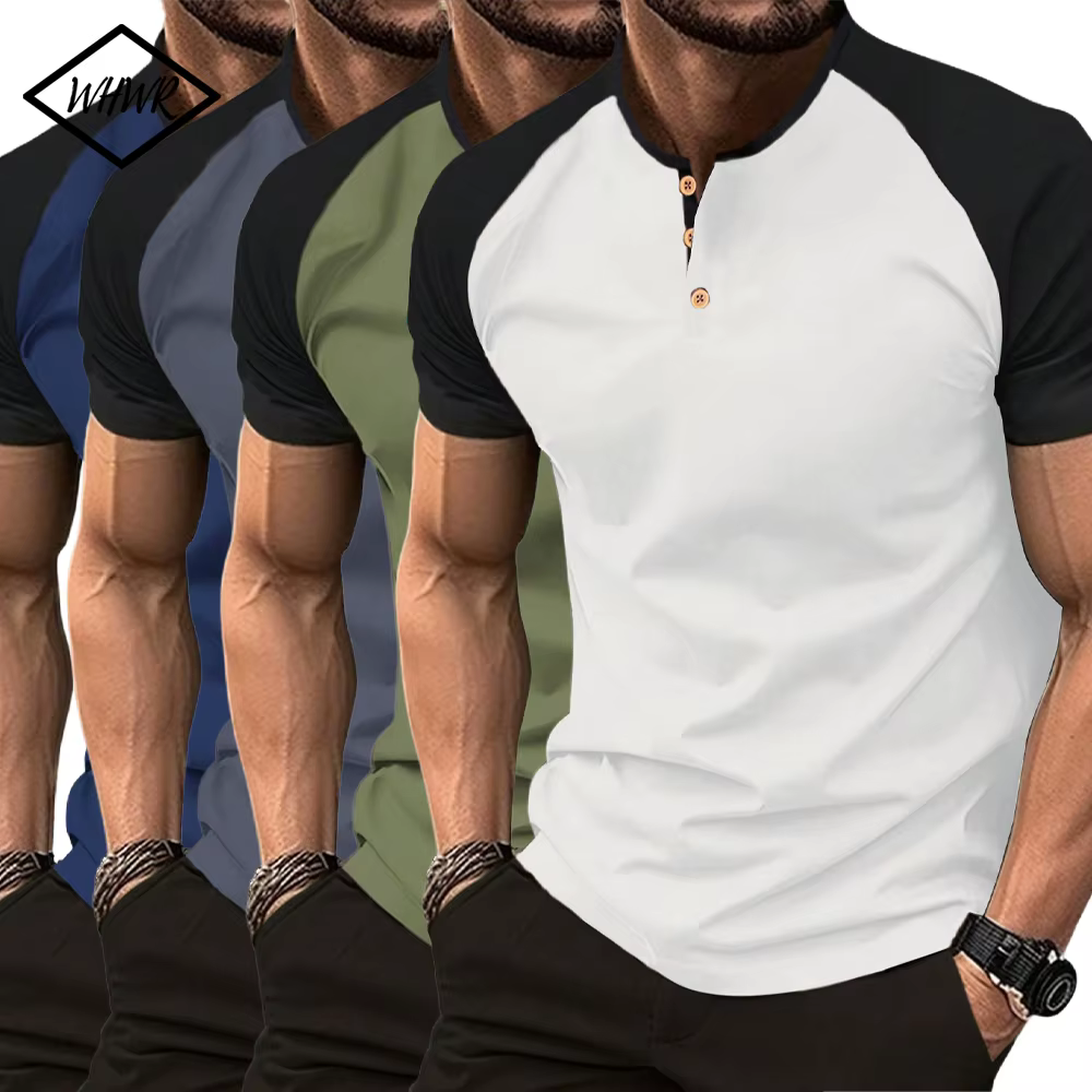 T-shirt Henry pour hommes