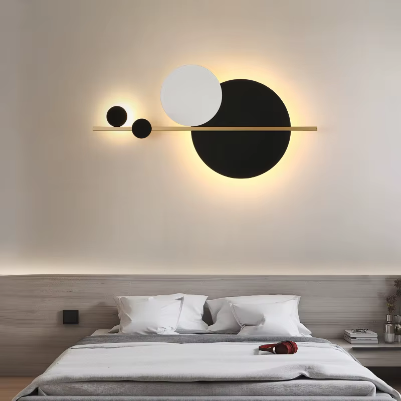Lampe de chevet de chambre minimaliste moderne