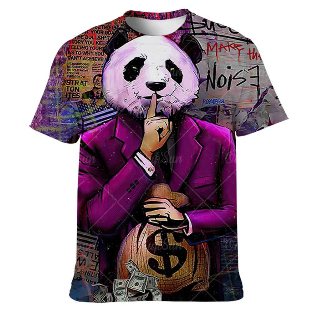 2025 t-shirts d'été nouveauté populaire Animal cochon impression 3d T-shirt drôle cochons haut décontracté respirant et