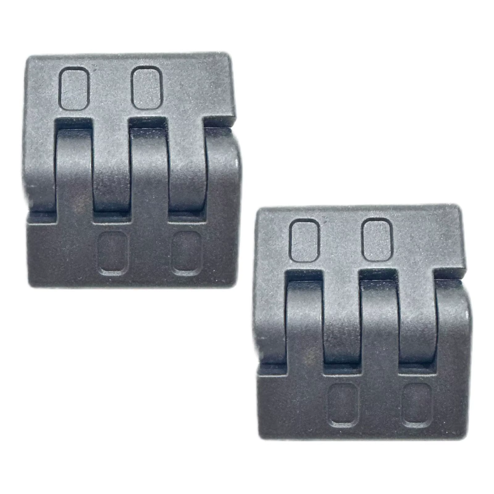 Charnières de boîtier supérieur arrière de moto, 2 pièces, faciles à installer, pièce de rechange, robustes, charnières de remplacement pour boîte arrière de moto, charnières de coffre