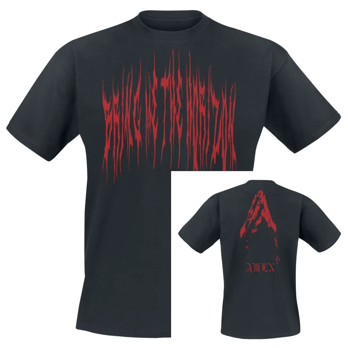 T-shirt unisexe en coton avec motif Bring Me The Horizon