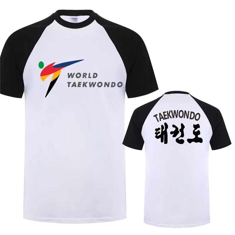 WTF T-shirt Taekwondo Federation pour hommes