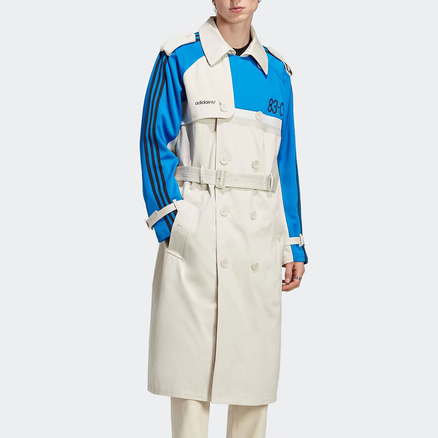 Veste longue de sport à capuche pour homme Adidas Trefoil authentique IA2466