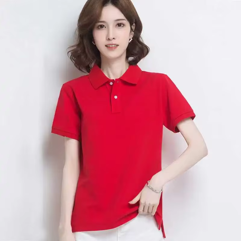 T-shirt bouffant uni à manches courtes pour femmes