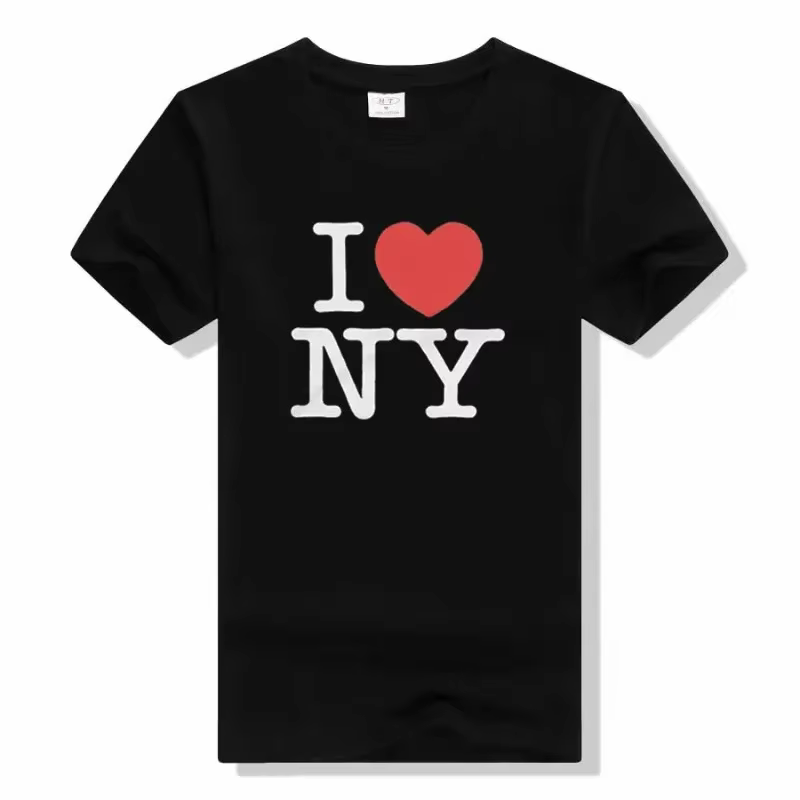 T-shirt 2026 Nouveau modèle « I Love New York » avec slogan « I