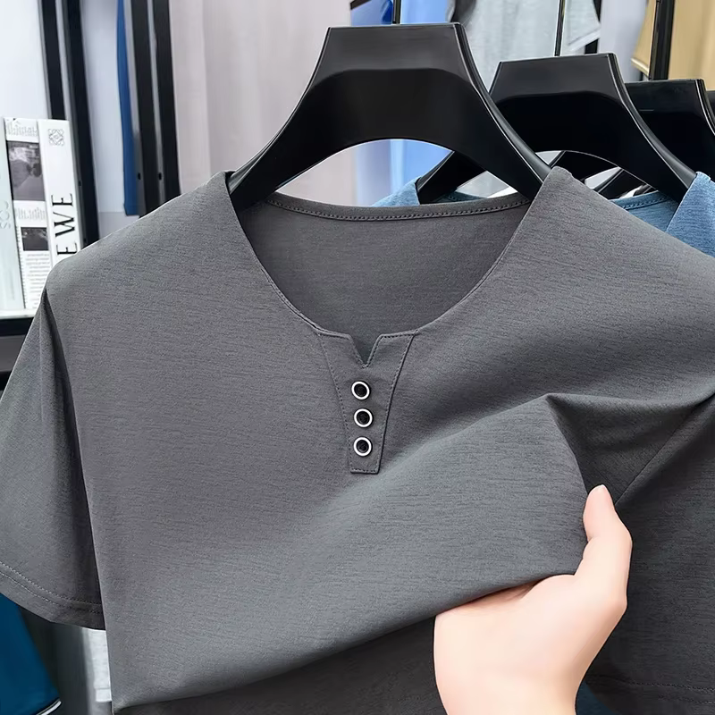 Chemise Henley pour homme