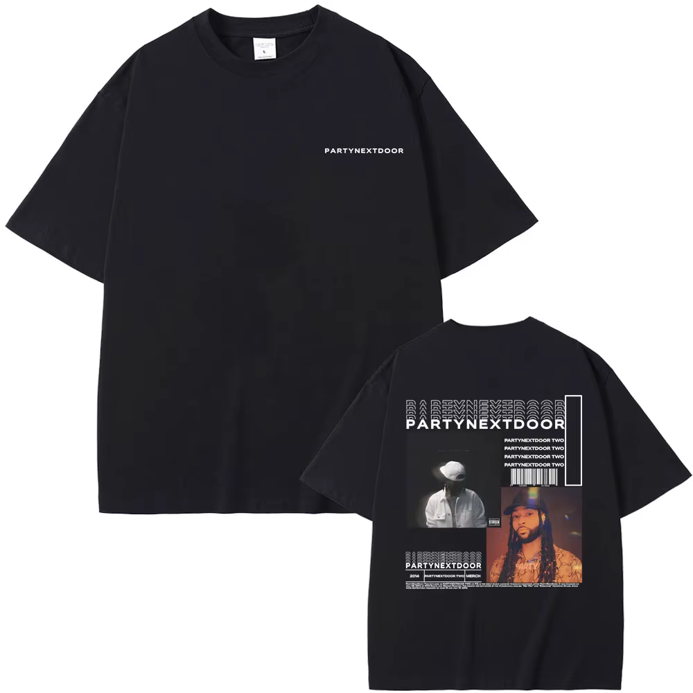 T-shirt imprimé double face pour hommes