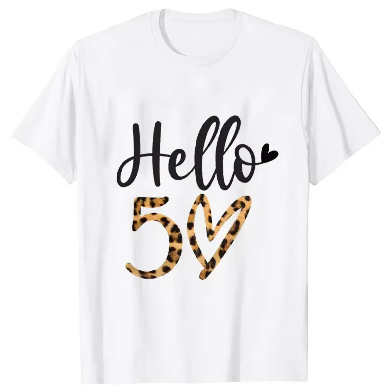 T-shirts pour femmes pour fête d'anniversaire 50 ans