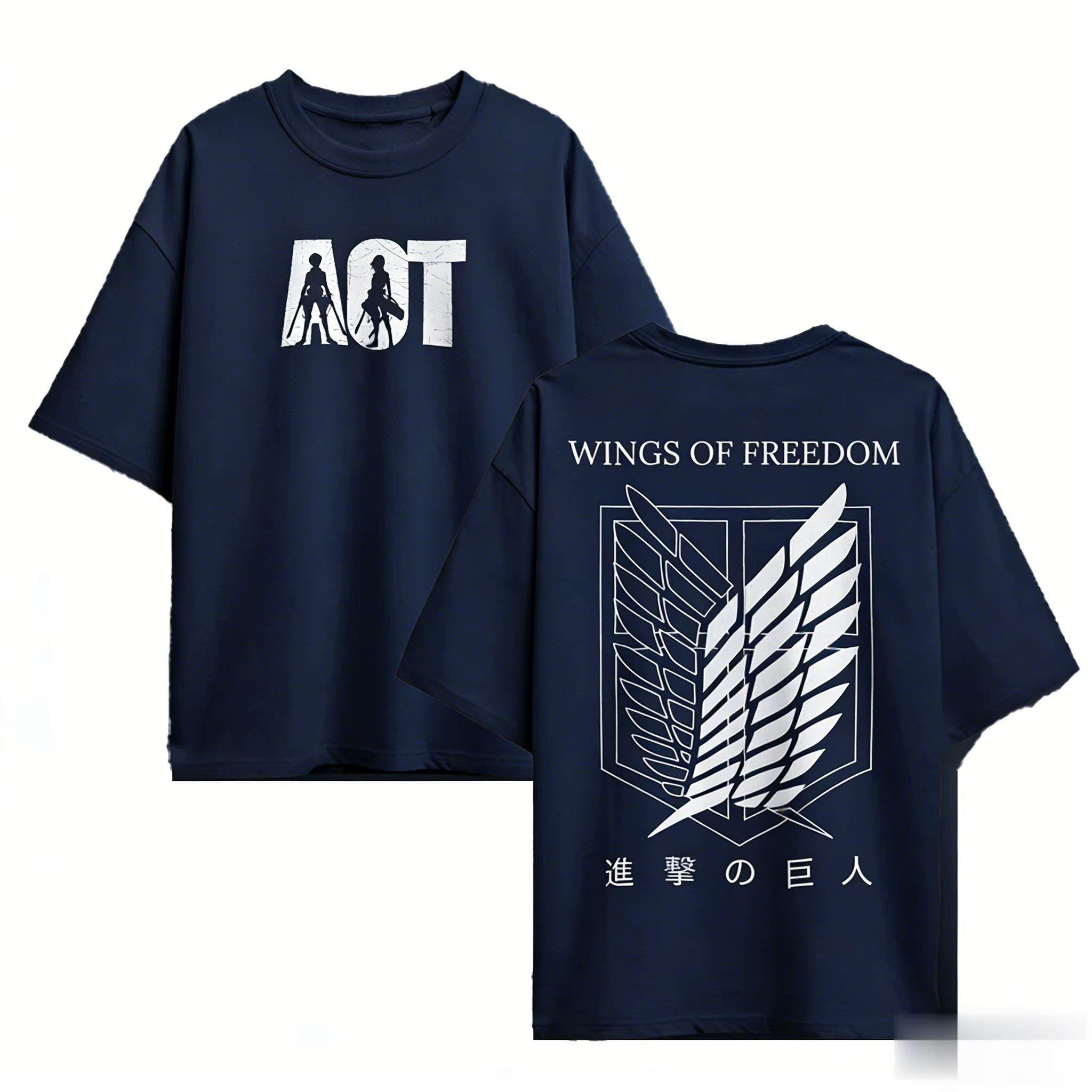 T-shirt Bandai Attack on Titan Anime pour hommes et femmes
