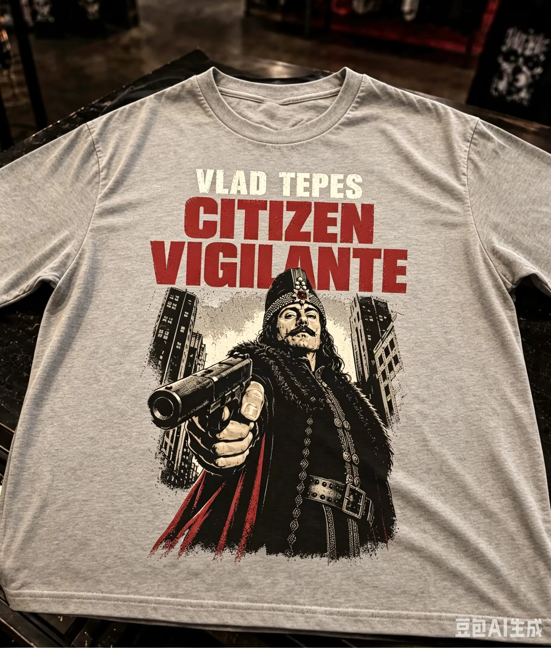 T-shirt graphique Citizen Vigilante avec affiche de film