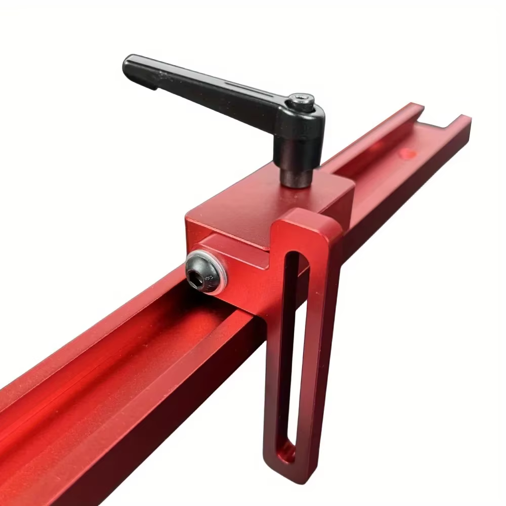 T-track 30 Type en alliage d'aluminium, arrêt de piste à onglet, Rail de goulotte pour le travail du bois, fente en T, gabarit de piste à onglet, fente de fixation à vis en T