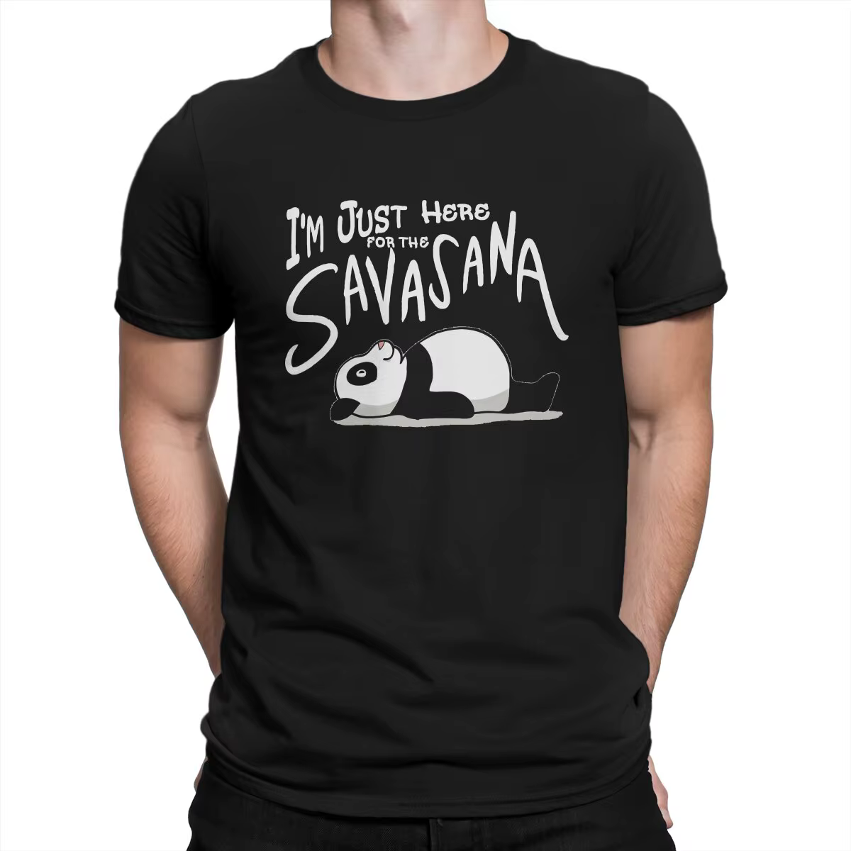T-shirt à manches courtes en pur coton pour homme