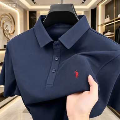 Polo classique pour homme – Mélange de coton respirant