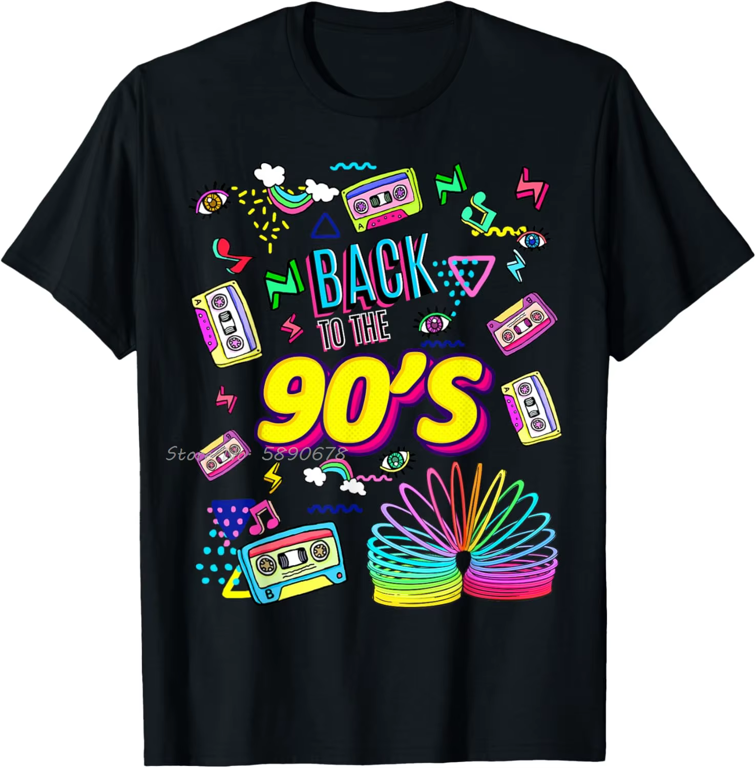 Cool 90's Forever, T-shirt Vintage retour à 90's Design graphique