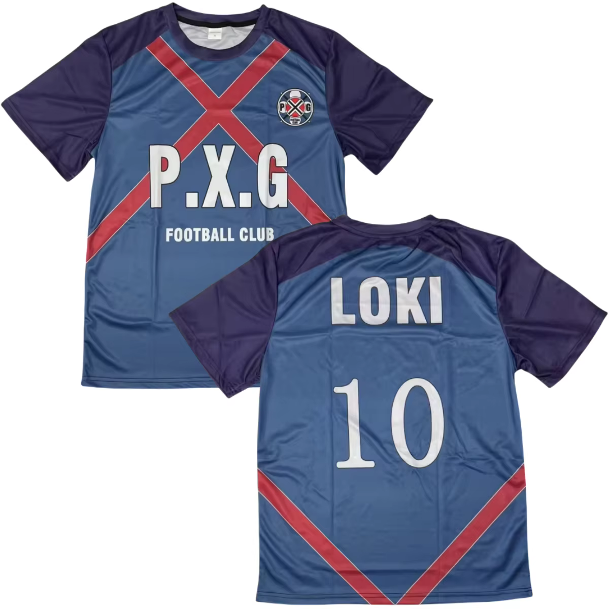 Chemise Anim LOKI, costumes de cosplay # 10 Maillots de football Loki, T-shirt d'entraînement de football, impression 3D