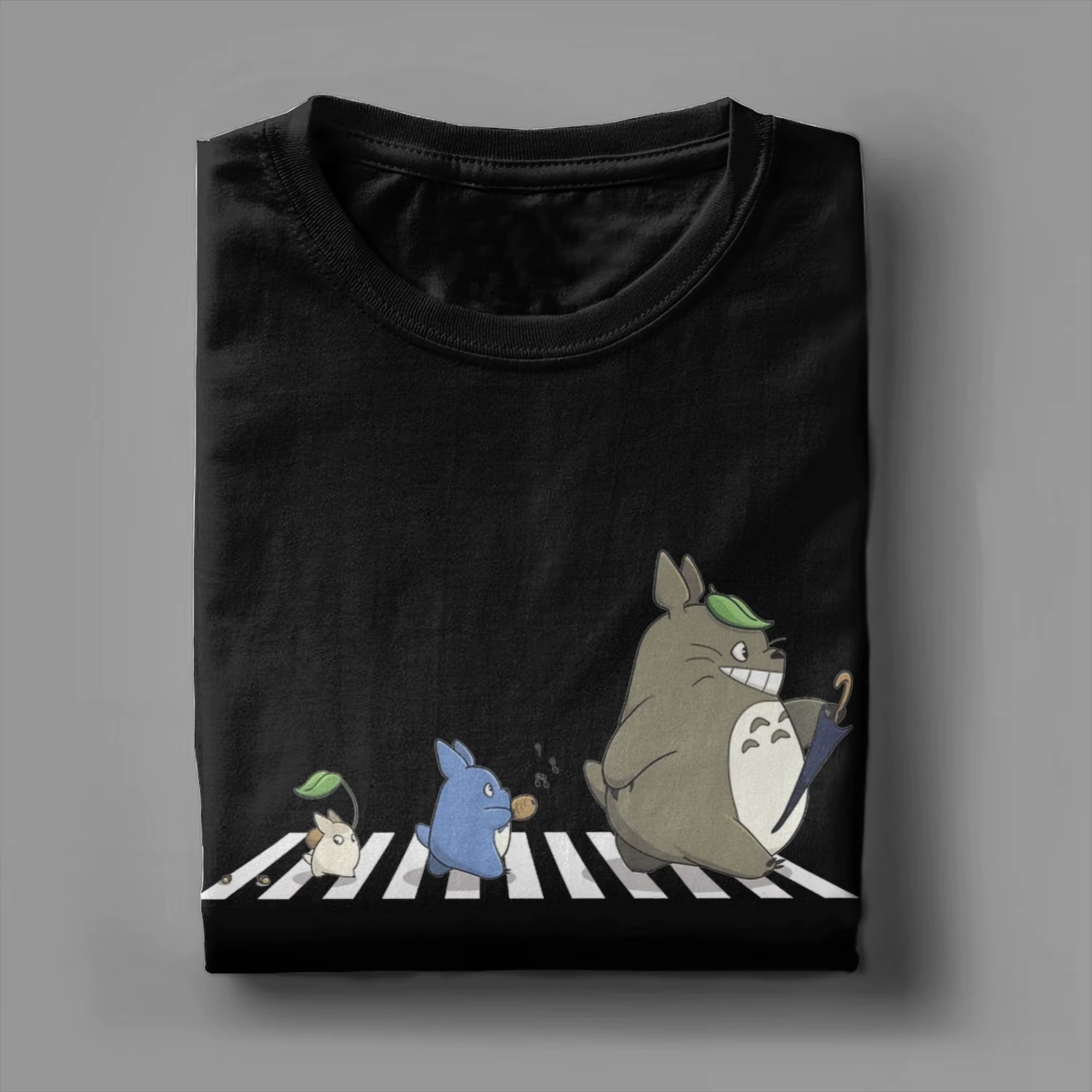 T-Shirt Anime Totoro-Miyazaki pour hommes