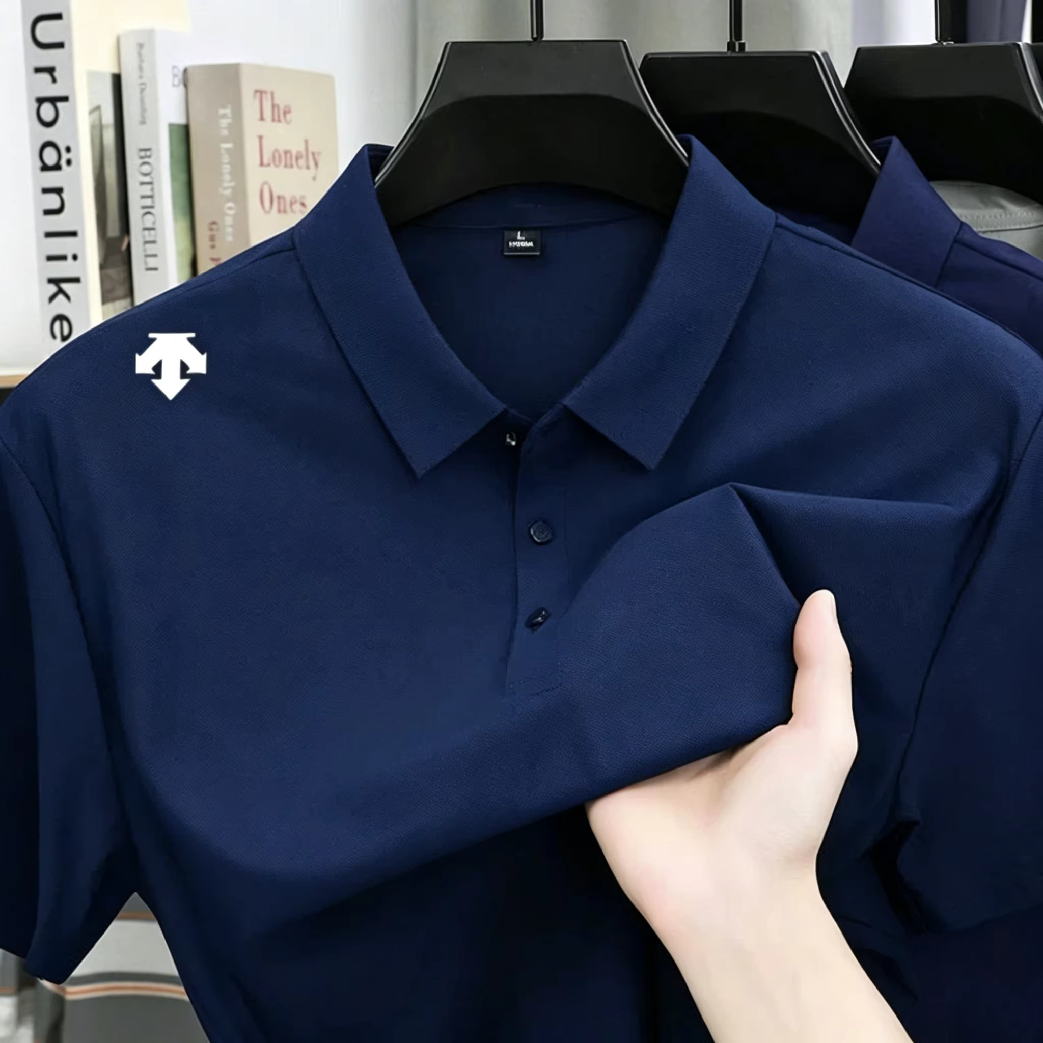 Polo brodé pour homme – T-shirt de sport tendance
