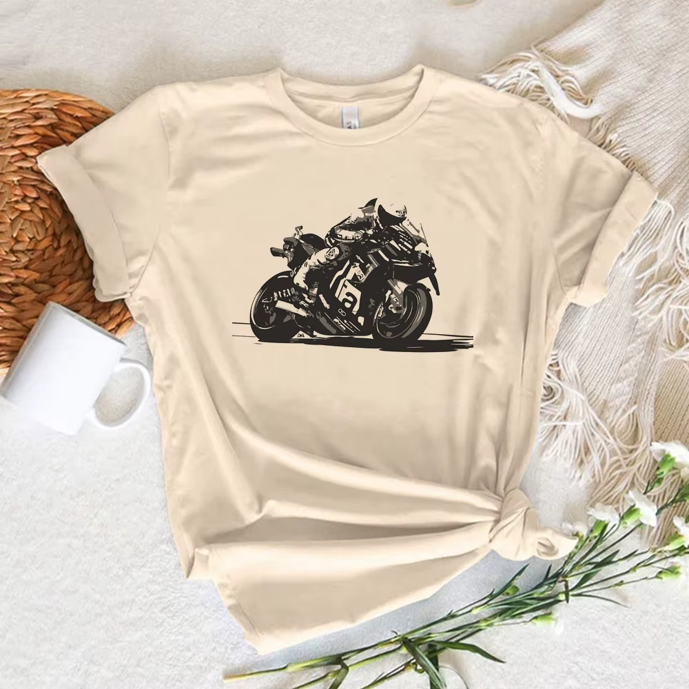 Économie Moto Gp pour femmes, T-shirt drôle, Vêtements japonais pour filles