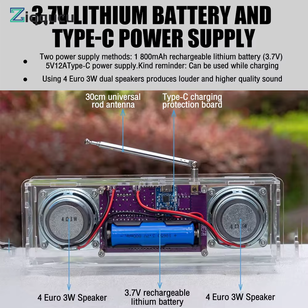Kit DIY Radio FM Bicanal 87