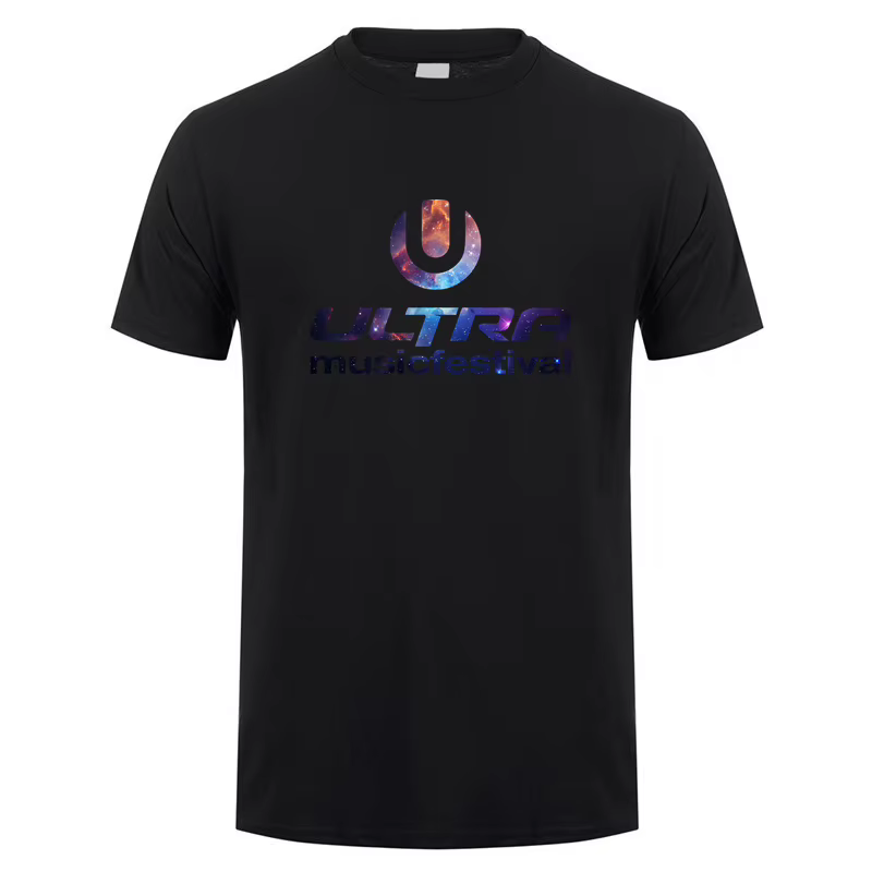 Ultra Festival de musique t-shirt hommes à manches courtes coton T-shirts été