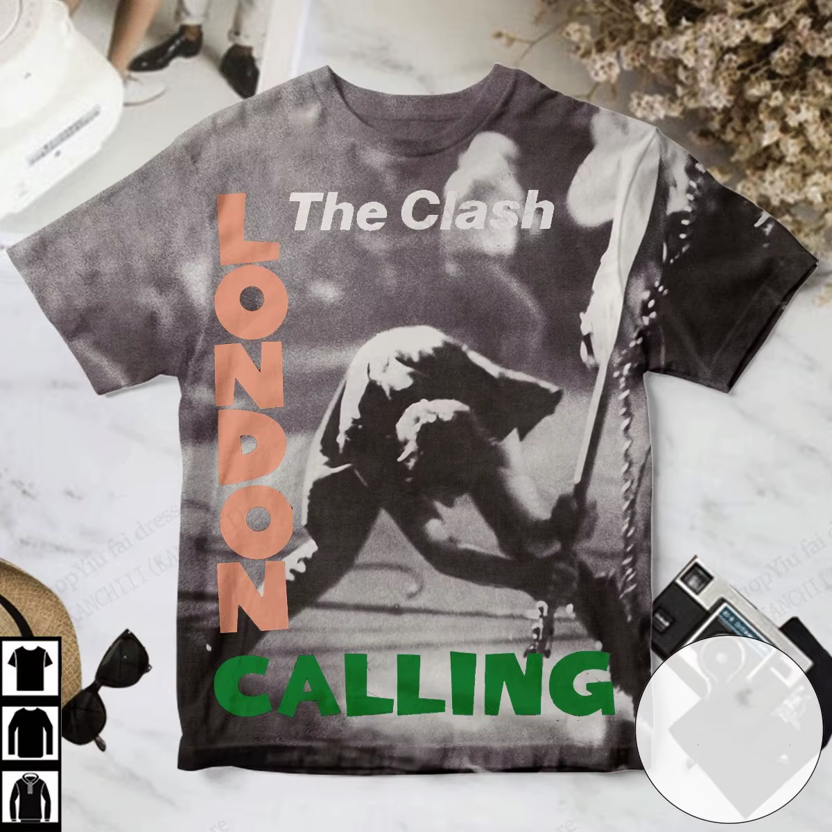 Nouveau groupe de Rock classique l'album clash impression 3D T-shirt hommes femmes mode à manches courtes