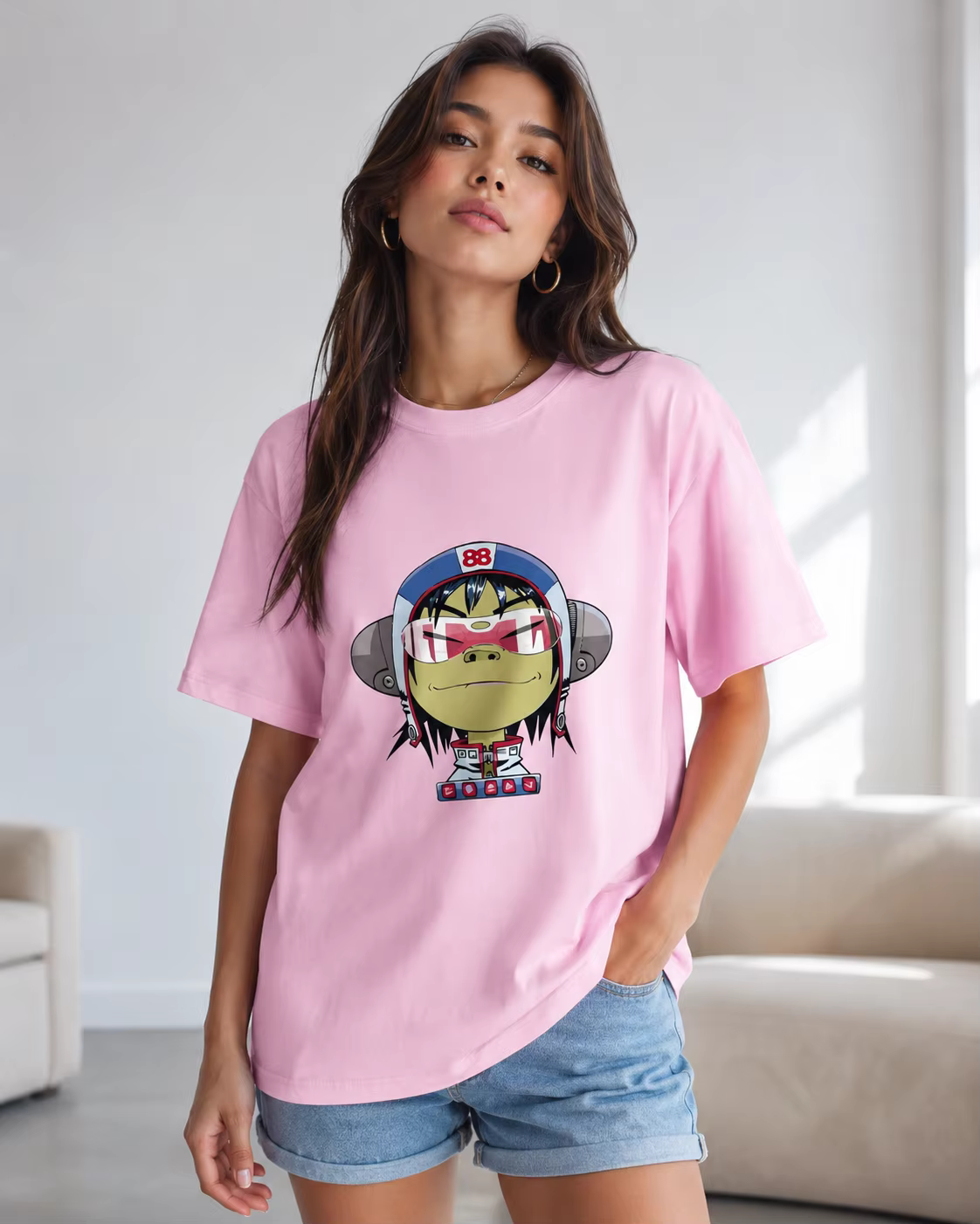 T-shirt avec motif The Teenage Gorillaz