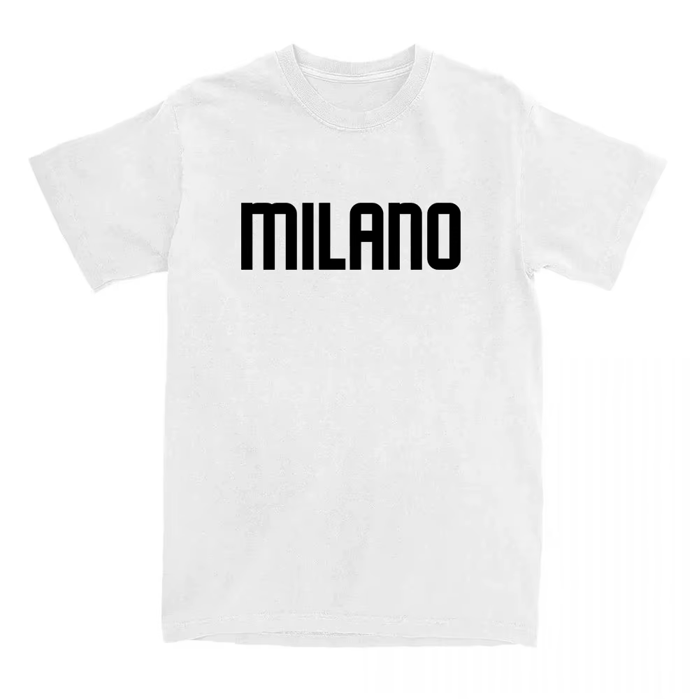 T-shirt imprimé Milano City pour hommes et femmes