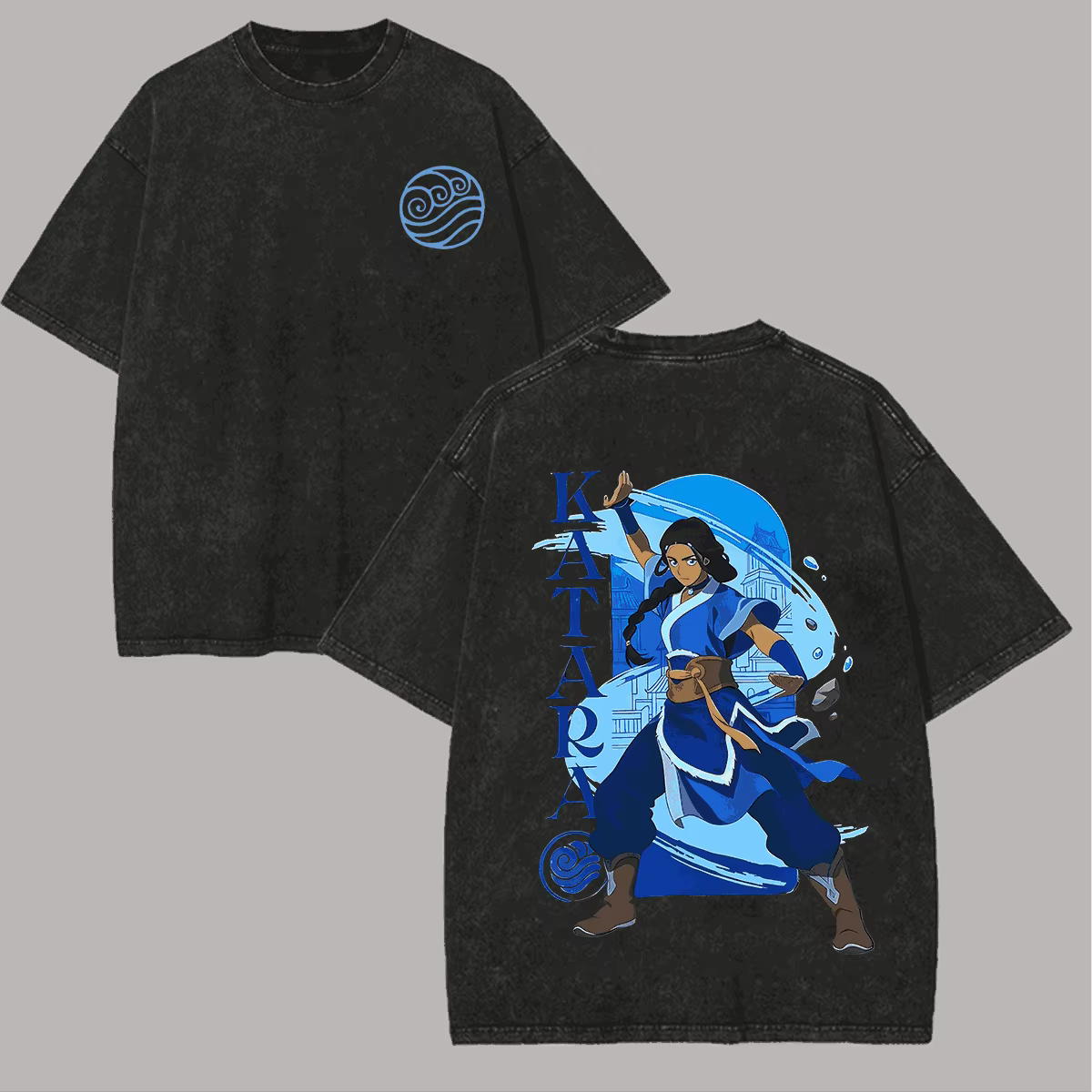 T-shirt Avatar The Last Airbender délavé