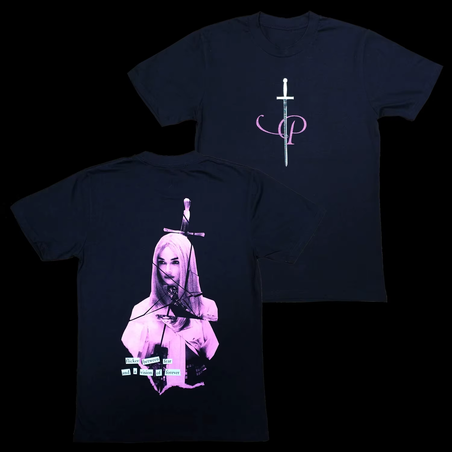 T-shirt en coton unisexe avec motif de chanteuse américaine Poppy 2026