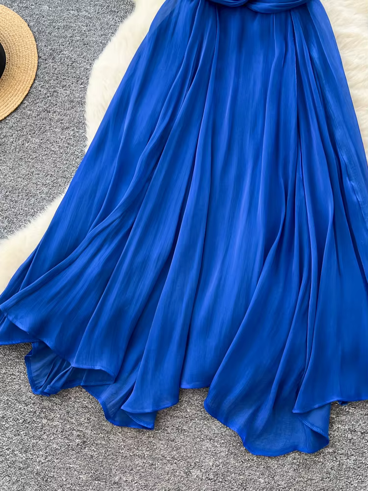 Robe de soirée de plage française pour femmes