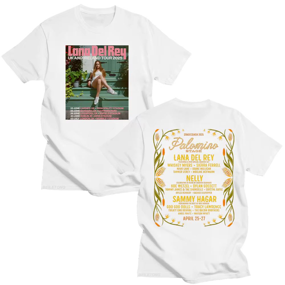 Lana Del Rey TOUR 2025 T-shirts