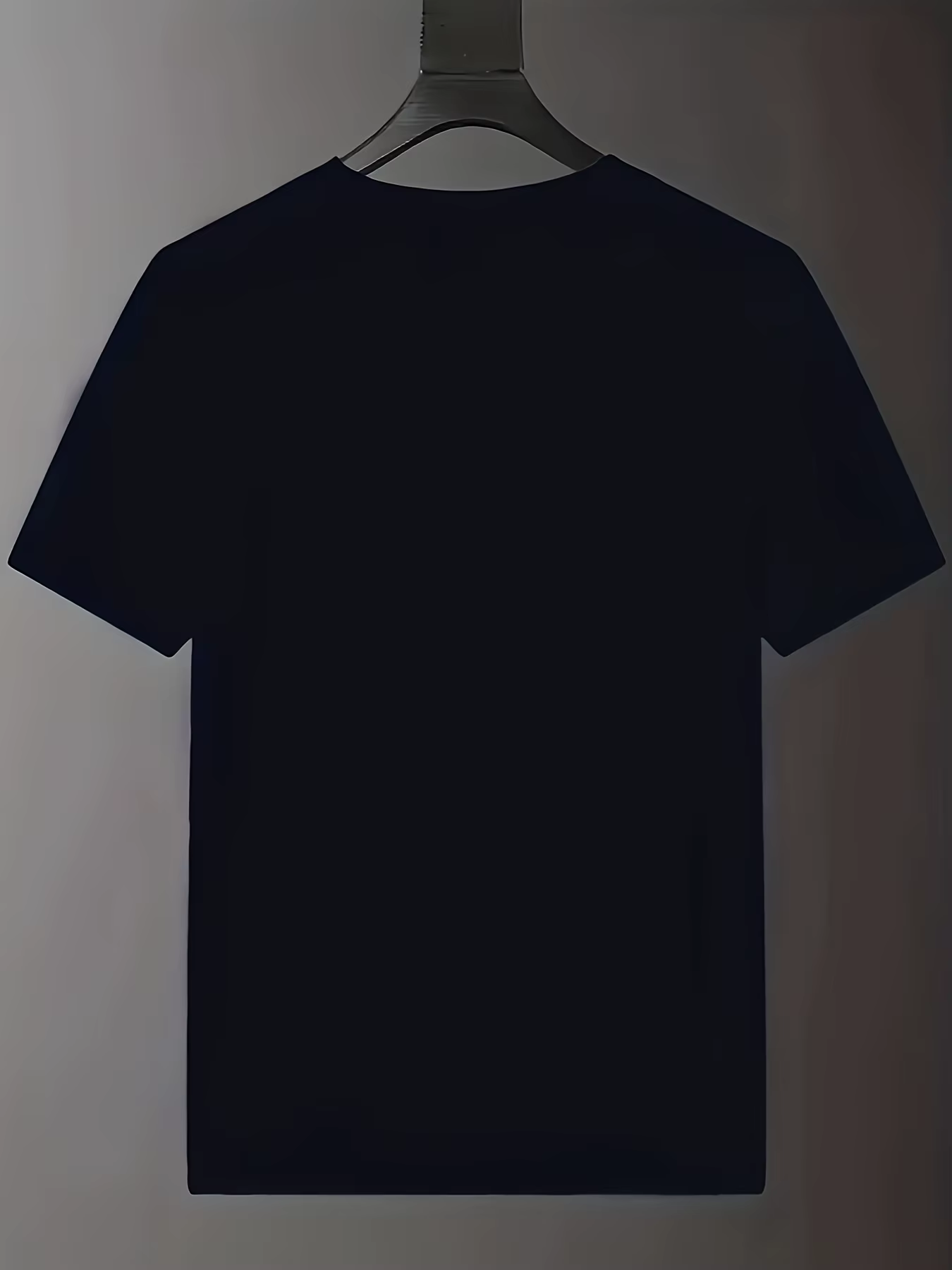 T-shirt noir minimaliste pour homme