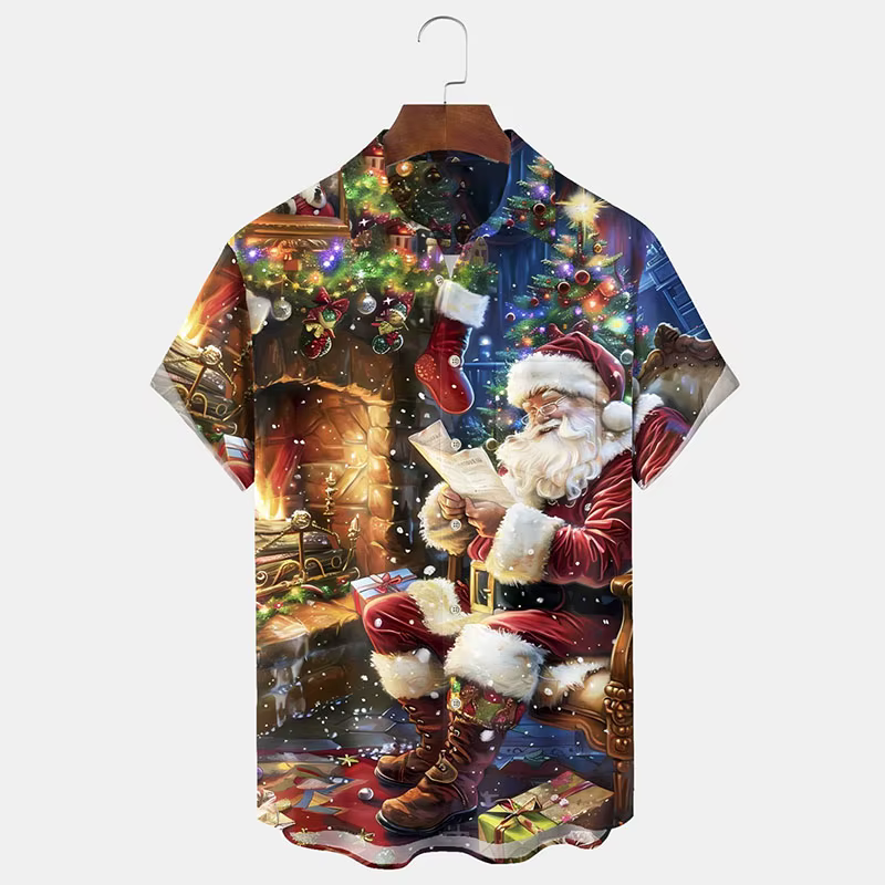 Chemise de noël humoristique et drôle pour hommes