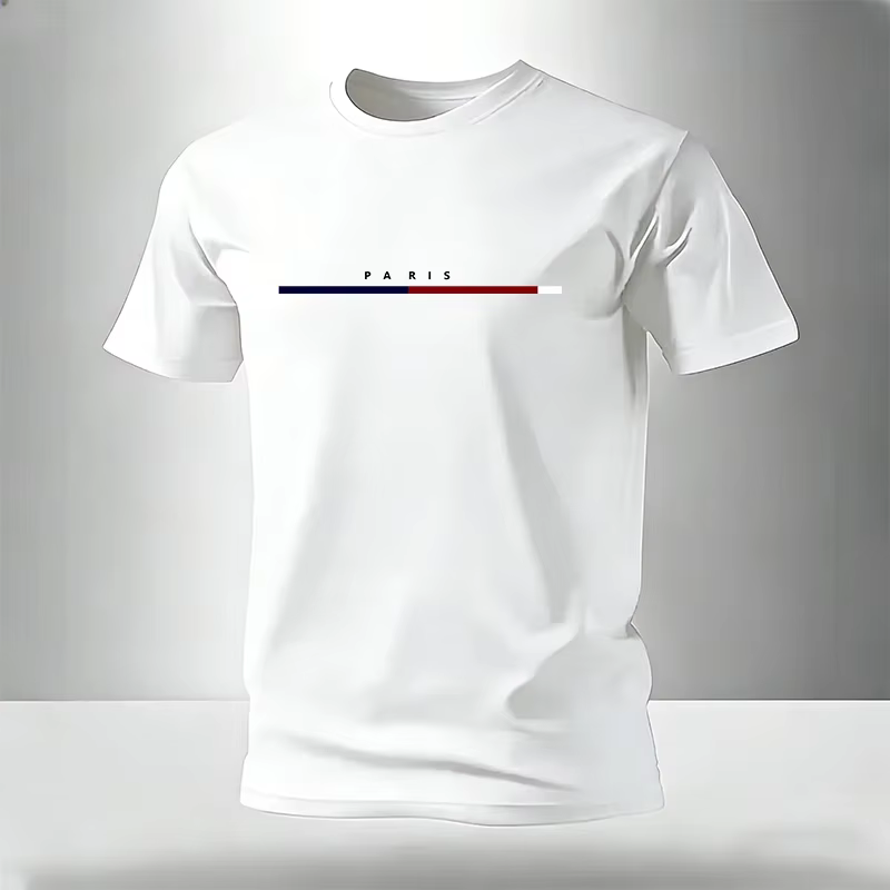 Ensemble homme T-shirt et pantalon de survêtement imprimé Paris